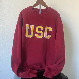 USC embroidered sweatshirt | Size L